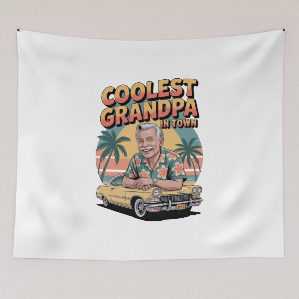 Item preview, Retro Grandpa: National Grandparents Day designed and sold by Enea Kelo.