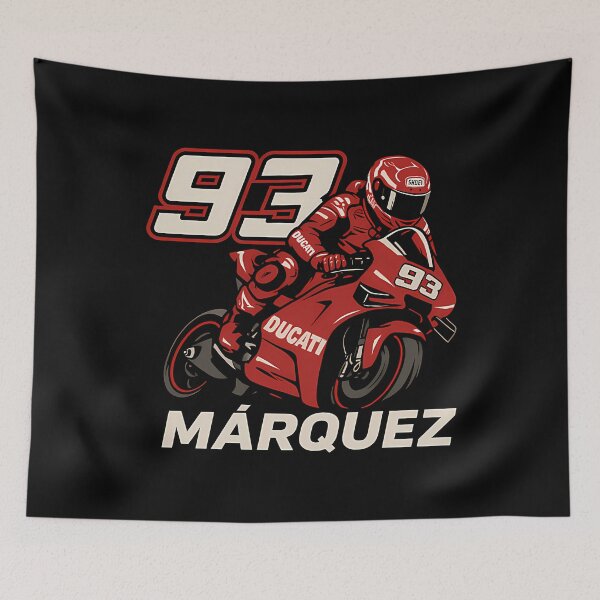 Item preview, Marc Mrquez Ducati 2025 Motogp Racing Graphic Tee designed and sold by faijurviliyah.