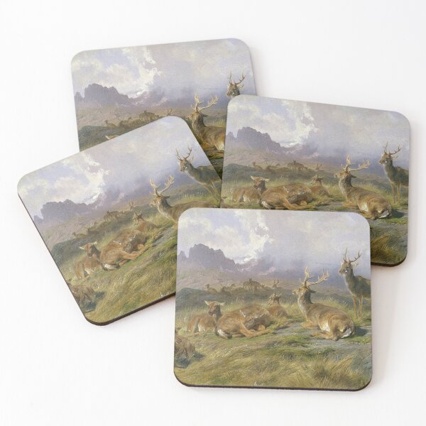 Item preview, Landscape with Deer designed and sold by tomorrowsart.