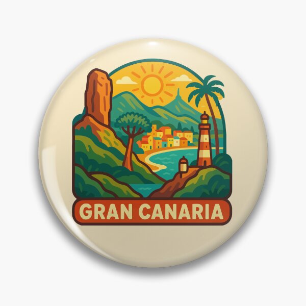 Item preview, Gran Canaria Travel Souvenir Sticker designed and sold by rogue-design.