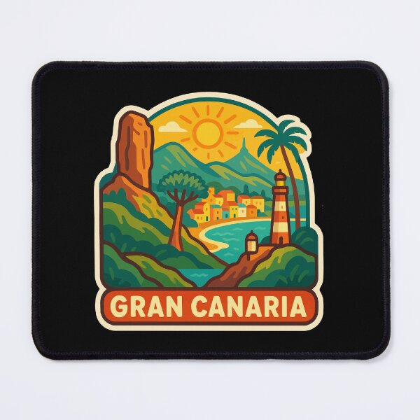 Item preview, Gran Canaria Travel Souvenir Sticker designed and sold by rogue-design.