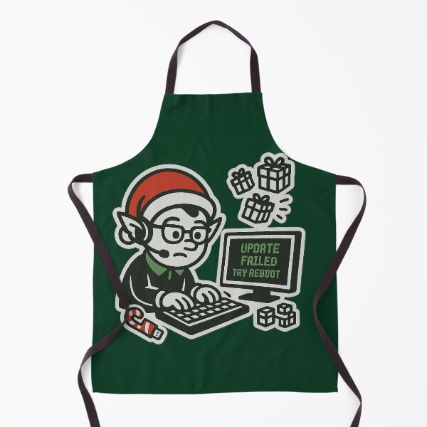 Item preview, Elf 2.0 Update Failed | Geek Support Christmas designed and sold by DebuggedDressed.