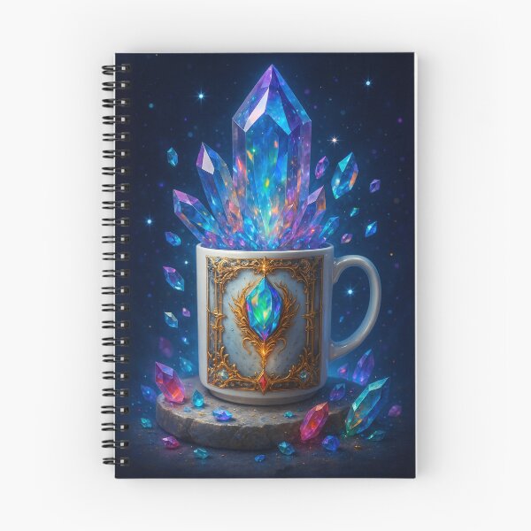 Item preview, Spooky Mug as a Crystal Treasure Cup | Gothic & Goblin Core designed and sold by CamillaCreation.