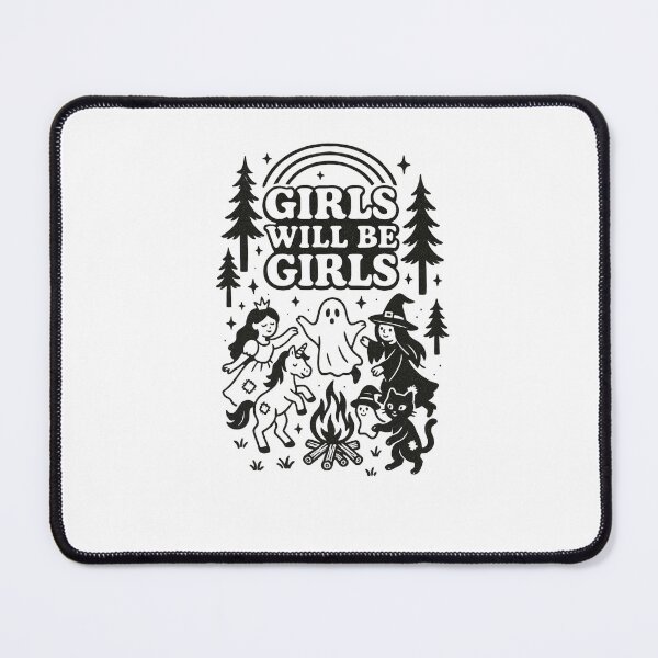 Item preview, Girls Will Be Girls Witch Coven Empowering Gothic Design Classic T-Shirt designed and sold by inkfluenceart.