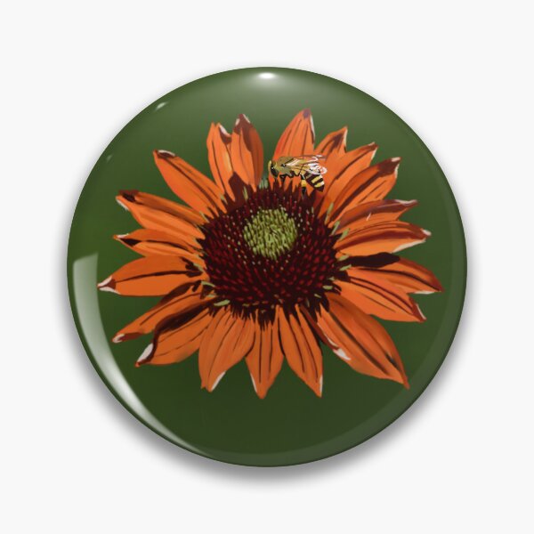 Item preview, Miracle Daisy Flower with Bee designed and sold by Yorkshire Gum Art Studio.