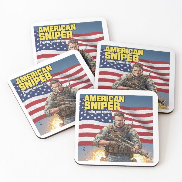 Item preview, Chris Kyle American Sniper Military Hero Patriotic Tribute T-shirt designed and sold by GeniePixel.