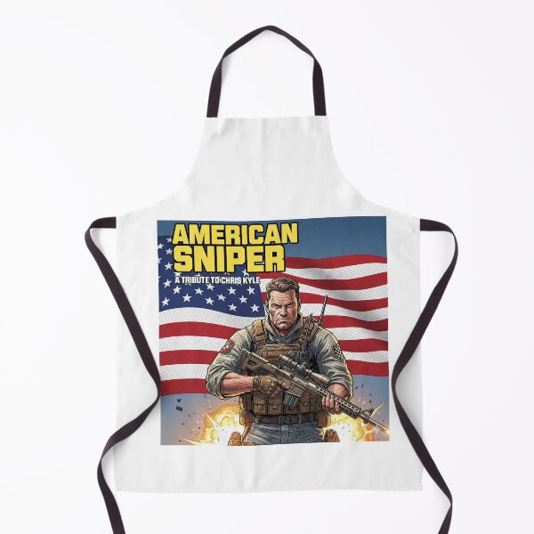 Item preview, Chris Kyle American Sniper Military Hero Patriotic Tribute T-shirt designed and sold by GeniePixel.