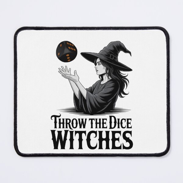 Item preview, Throw The Dice Witches - A perfect gift for Halloween lovers, dice game fans, and anyone who enjoys witchy magic vibes. designed and sold by ZyziowskyArt.