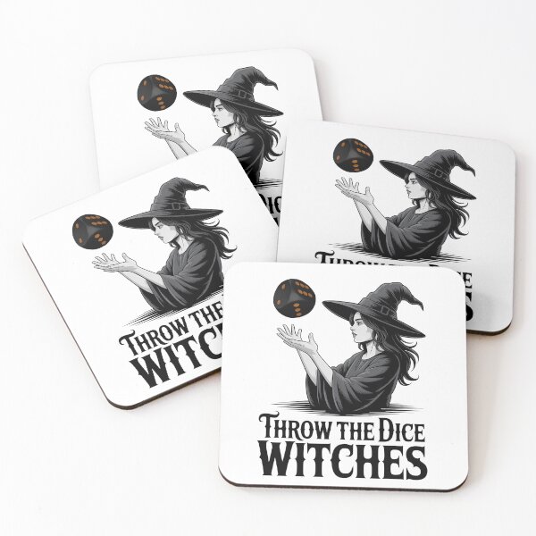 Item preview, Throw The Dice Witches - A perfect gift for Halloween lovers, dice game fans, and anyone who enjoys witchy magic vibes. designed and sold by ZyziowskyArt.