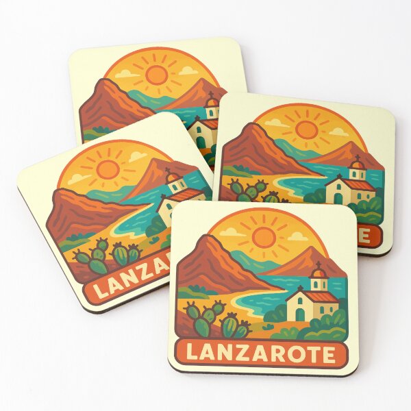 Item preview, Lanzarote Travel Souvenir Sticker designed and sold by rogue-design.