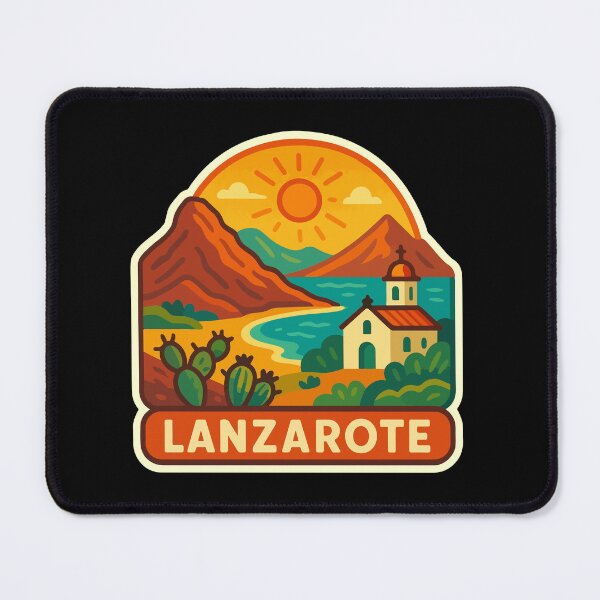 Item preview, Lanzarote Travel Souvenir Sticker designed and sold by rogue-design.