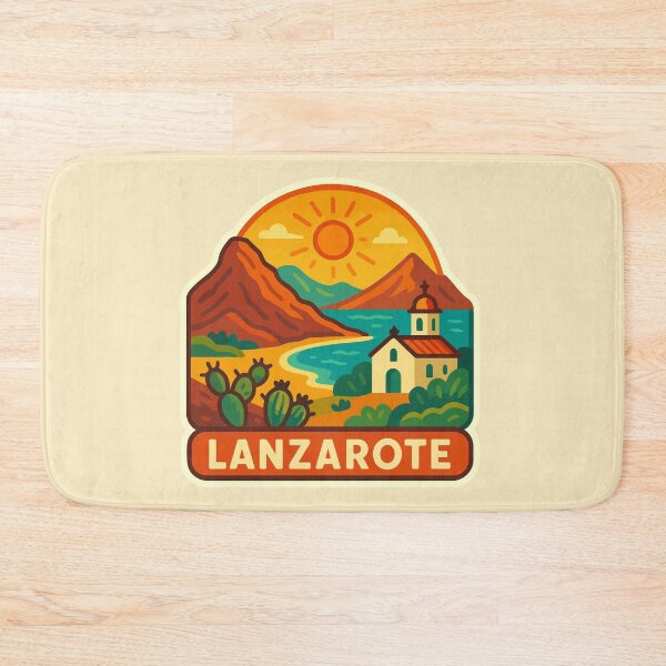 Item preview, Lanzarote Travel Souvenir Sticker designed and sold by rogue-design.