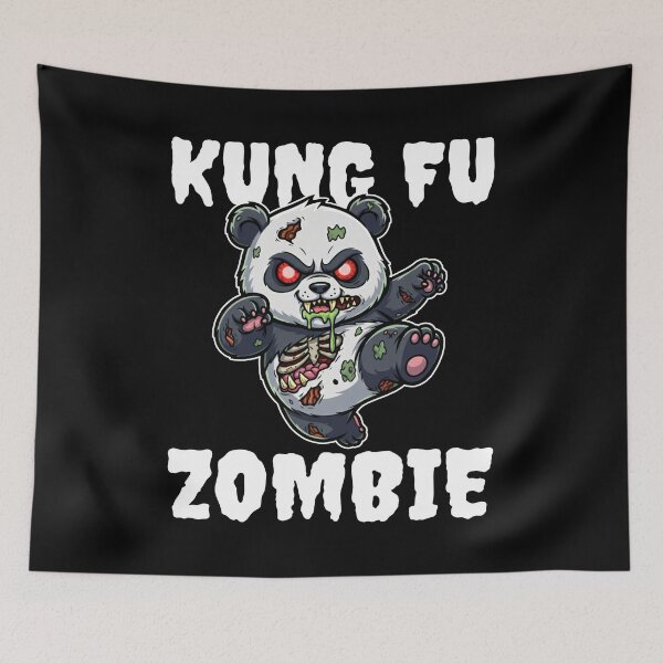 Item preview, KUNG FU ZOMBIE - ZOMBIE HALLOWEEN designed and sold by KEF Custom.