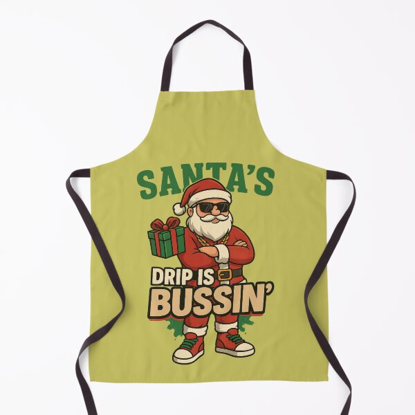 Item preview, Santa’s Drip Is Bussin’ – Funny Gen Z Christmas Meme designed and sold by Meandmyshop.
