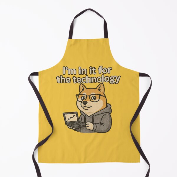 Item preview, Dogecoin Realism – “I’m in it for the Technology” Meme designed and sold by Bratak.