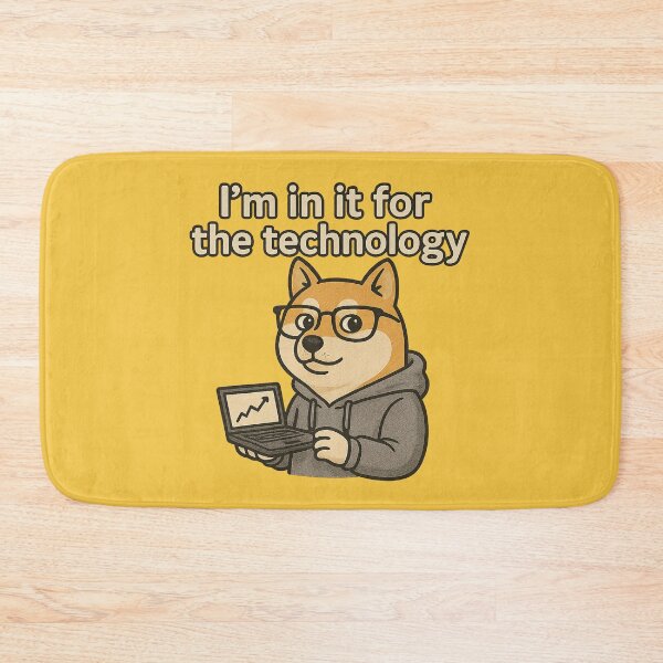 Item preview, Dogecoin Realism – “I’m in it for the Technology” Meme designed and sold by Bratak.