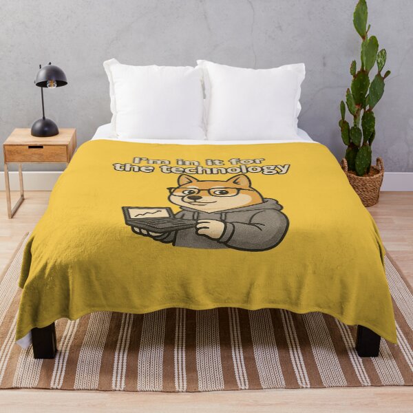 Item preview, Dogecoin Realism – “I’m in it for the Technology” Meme designed and sold by Bratak.