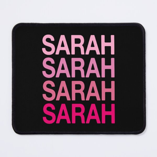 Item preview, Sarah Name Pink Colors designed and sold by Jeallan Designs.