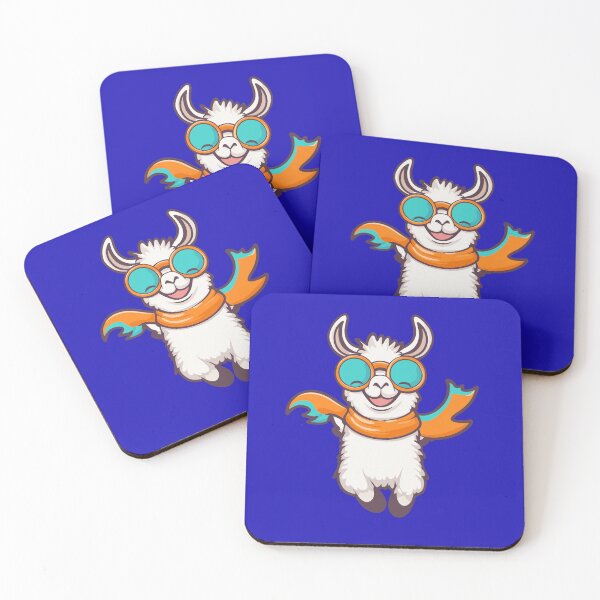Item preview, Chill Lama with Sunglasses – Funny Cartoon Design for Alpaca and Animal Fans designed and sold by Meiersbeste.