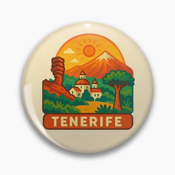 Item preview, Tenerife Travel Souvenir Sticker designed and sold by rogue-design.