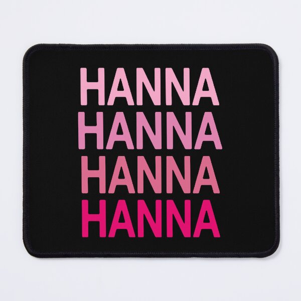 Item preview, Hanna Name Pink Colors designed and sold by Jeallan Designs.