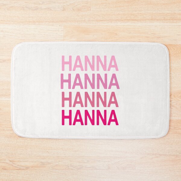 Item preview, Hanna Name Pink Colors designed and sold by Jeallan Designs.