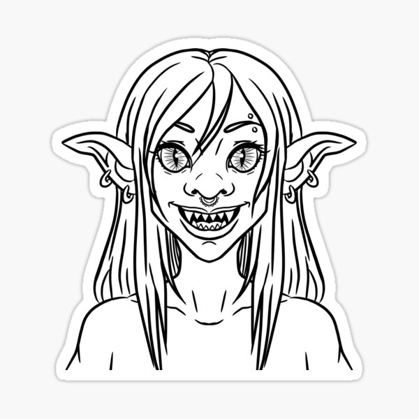 Nott The Brave Lineart Sticker For Sale By Octy In Boots Redbubble 3234