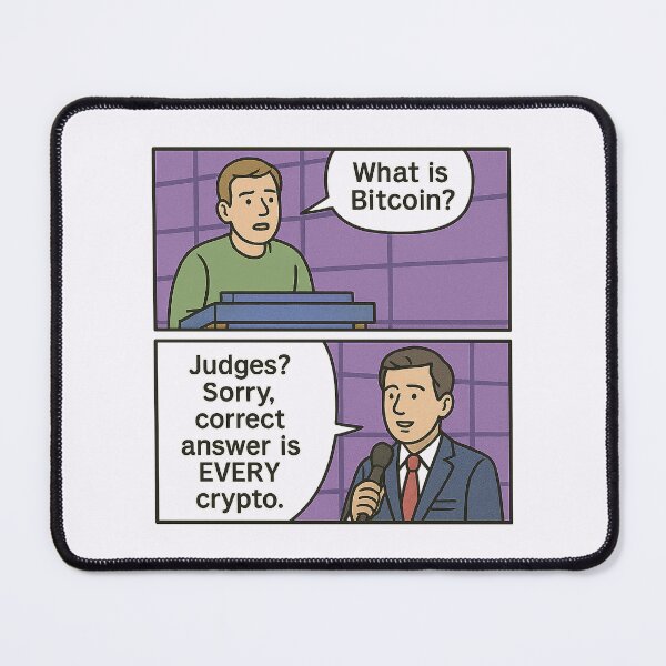 Item preview, The “Huh, What’s Bitcoin?” Investor – Game Show Crypto Meme designed and sold by Bratak.