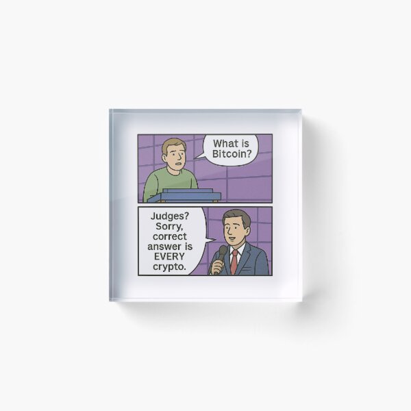 Item preview, The “Huh, What’s Bitcoin?” Investor – Game Show Crypto Meme designed and sold by Bratak.