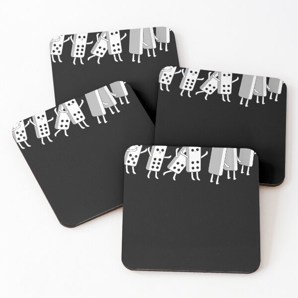 Item preview, Cute Dominoes Tile Falling Domino Characters Game Player designed and sold by RebecaBoyer.