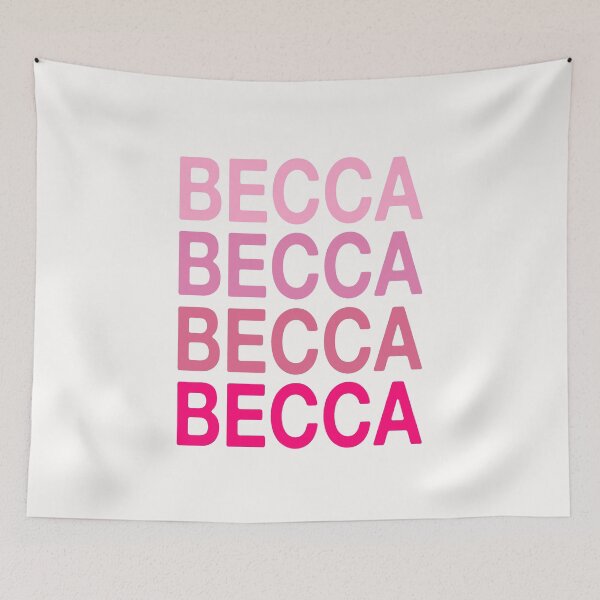 Item preview, Becca Name Pink Colors designed and sold by Jeallan Designs.