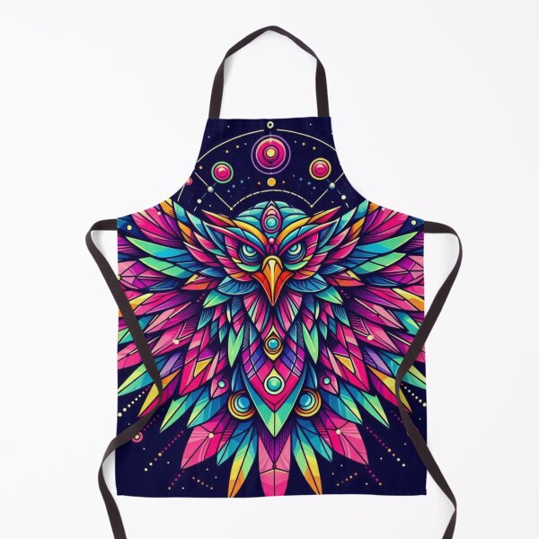 Item preview, colorful geometric mystic fantastic eagle designed and sold by Dogandesighn.