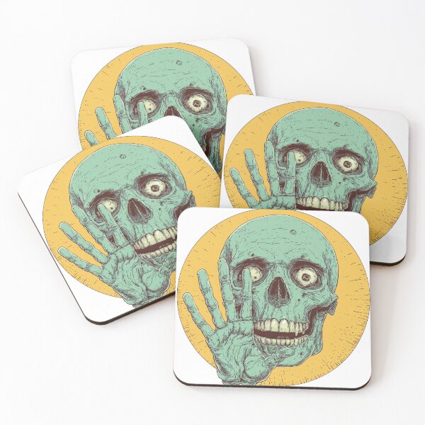 Item preview, Creepy Zombie Skull Waving Hand designed and sold by Jonaree Art Design.