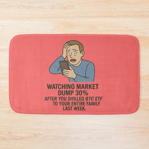 Item preview, Watching Market Dump 30% – Crypto Crash Meme designed and sold by Bratak.
