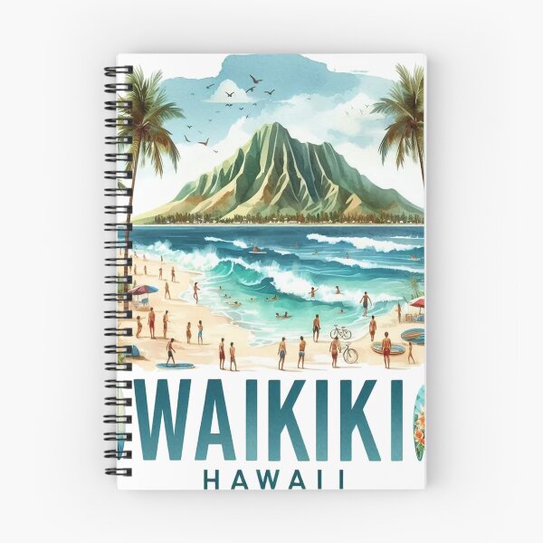 Item preview, Waikiki Surf Beach designed and sold by vectcd.