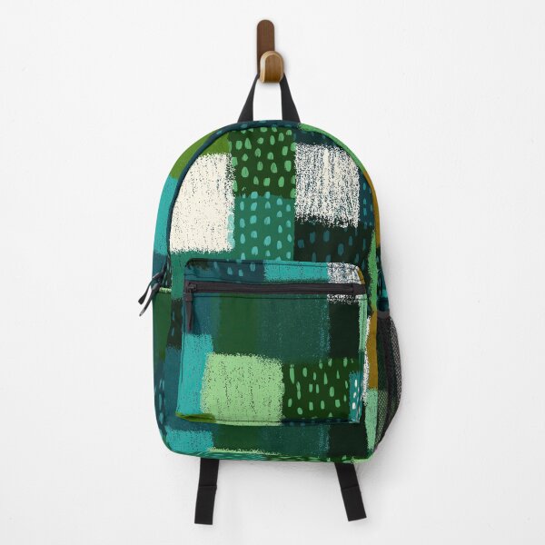 Item preview, Artistic patchwork pattern in shades of soothing green designed and sold by Piotrek0001.