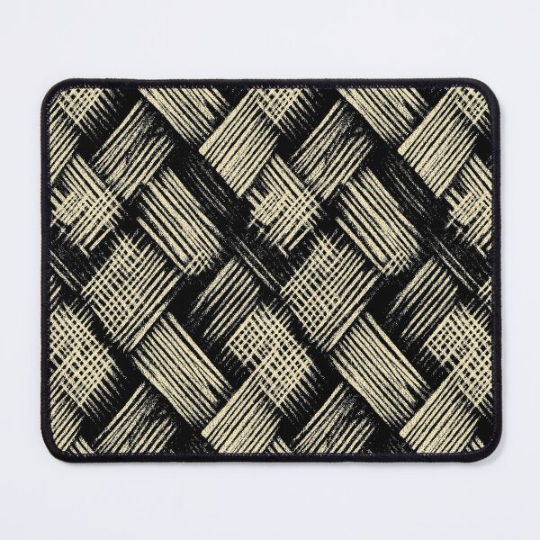Item preview, Abstract pattern of a beige sketch on black designed and sold by Piotrek0001.
