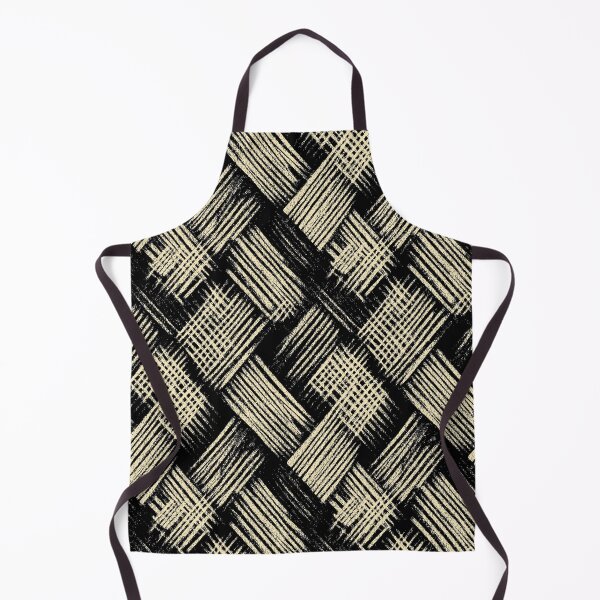Item preview, Abstract pattern of a beige sketch on black designed and sold by Piotrek0001.