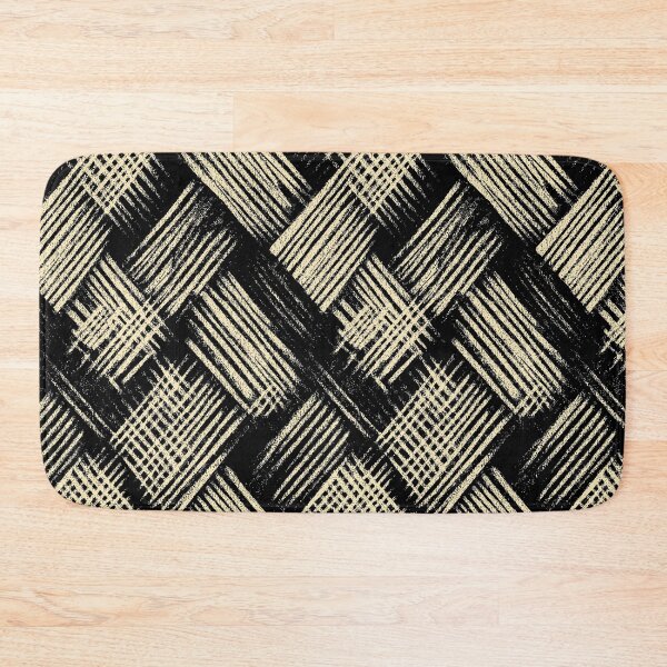 Item preview, Abstract pattern of a beige sketch on black designed and sold by Piotrek0001.