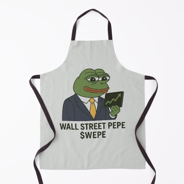 Item preview, Wall Street Pepe Token – $WEPE Meme Design designed and sold by Bratak.