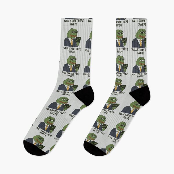 Item preview, Wall Street Pepe Token – $WEPE Meme Design designed and sold by Bratak.