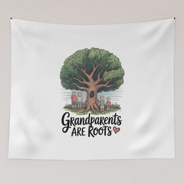 Item preview, Grandparents Are Roots: National Grandparents Day designed and sold by Enea Kelo.