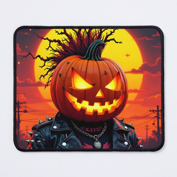 Item preview, Surreal Pumpkin Punk Tee designed and sold by artmanikin.