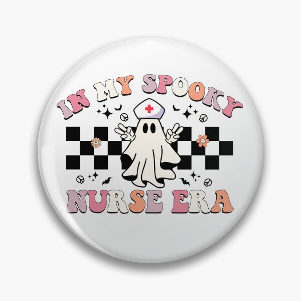 Item preview, In My Spooky Nurse Era Shirt – Cute Ghost Halloween Nurse designed and sold by Alluka Brand.