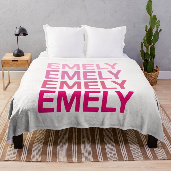 Item preview, Emely Name Pink Colors designed and sold by Jeallan Designs.