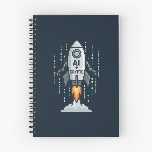 Item preview, DeFi Hype Rocket & AI Fusion – Crypto Growth Meme designed and sold by Bratak.