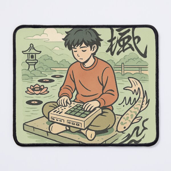 Item preview, Lo-fi Zen Harmony – Meditative Chill Art with Cosmic Vibes designed and sold by KrintoryTees.