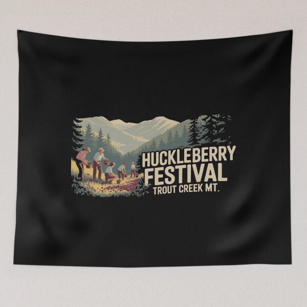 Item preview, Montana Huckleberry Festival Trout Creek MT designed and sold by 404wearpl.