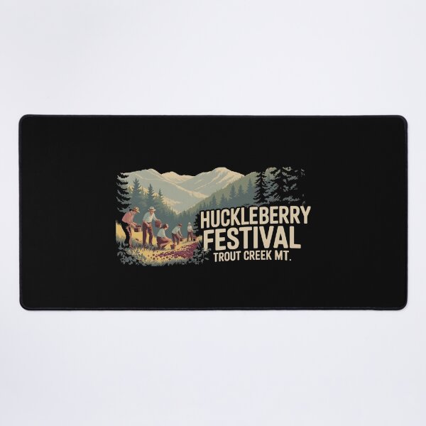 Item preview, Montana Huckleberry Festival Trout Creek MT designed and sold by 404wearpl.