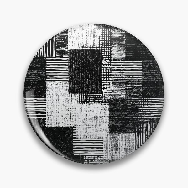 Artikelvorschau, Abstraktes schwarz-weißes Patchwork aus verschiedenen grafischen Texturen entworfen und verkauft von Piotrek0001.